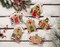 Bucilla Felt Ornaments Applique Kit Set Of 6-Candy Christmas Cottages
